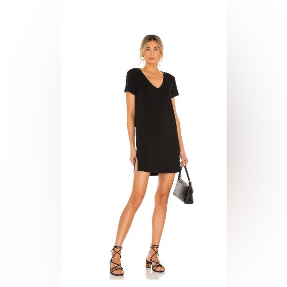 Lovers + Friend Carlo Shirt Dress in Black - Picture 1 of 2